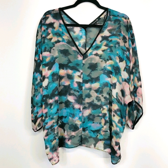 Forever 21 Pullover Boho Tunic Top Size Small - Picture 2 of 6